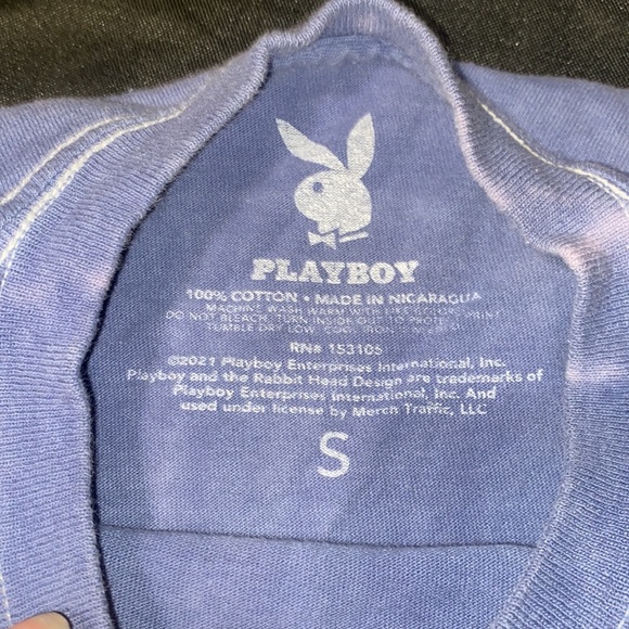 Urban Outfitters x Playboy Unisex Tie Dye Tee Size Small - Picture 4 of 5